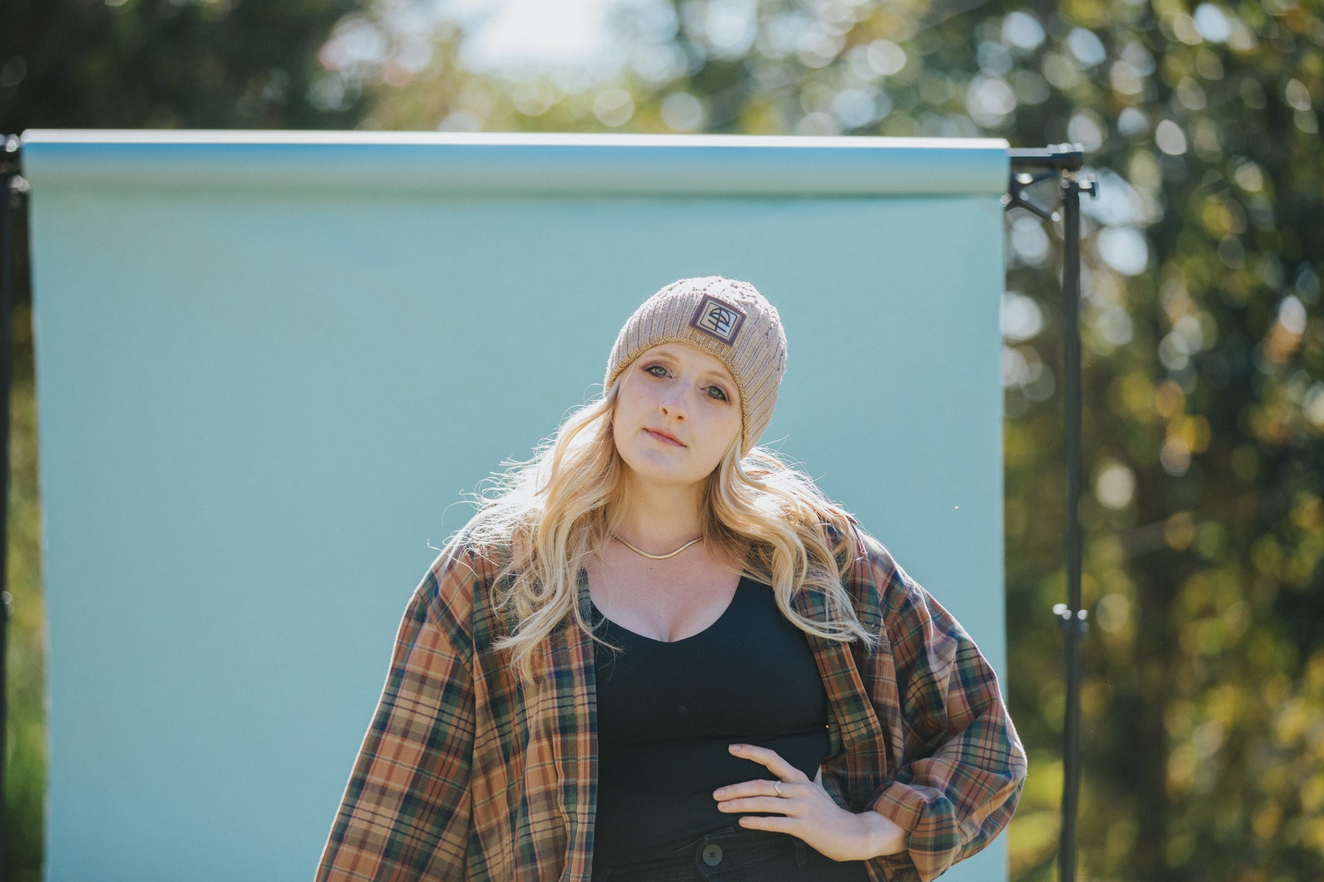 Lifestyle photo for Life's a Beach Beanie-Hats-WOOLTRIBE