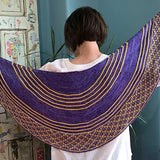 Lifestyle photo for Mezzaluna Shawl Knitting Kits-Kits-WOOLTRIBE