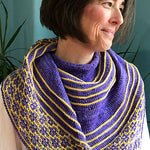 Lifestyle photo for Mezzaluna Shawl Knitting Kits-Kits-WOOLTRIBE