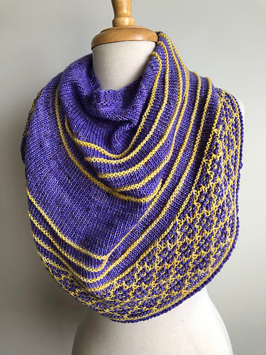 Lifestyle photo for Mezzaluna Shawl Knitting Kits-Kits-WOOLTRIBE