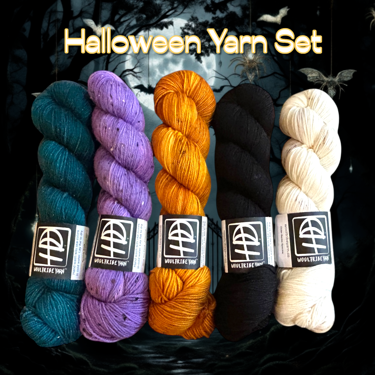 Lifestyle photo for Halloween Yarn Set-WOOLTRIBE