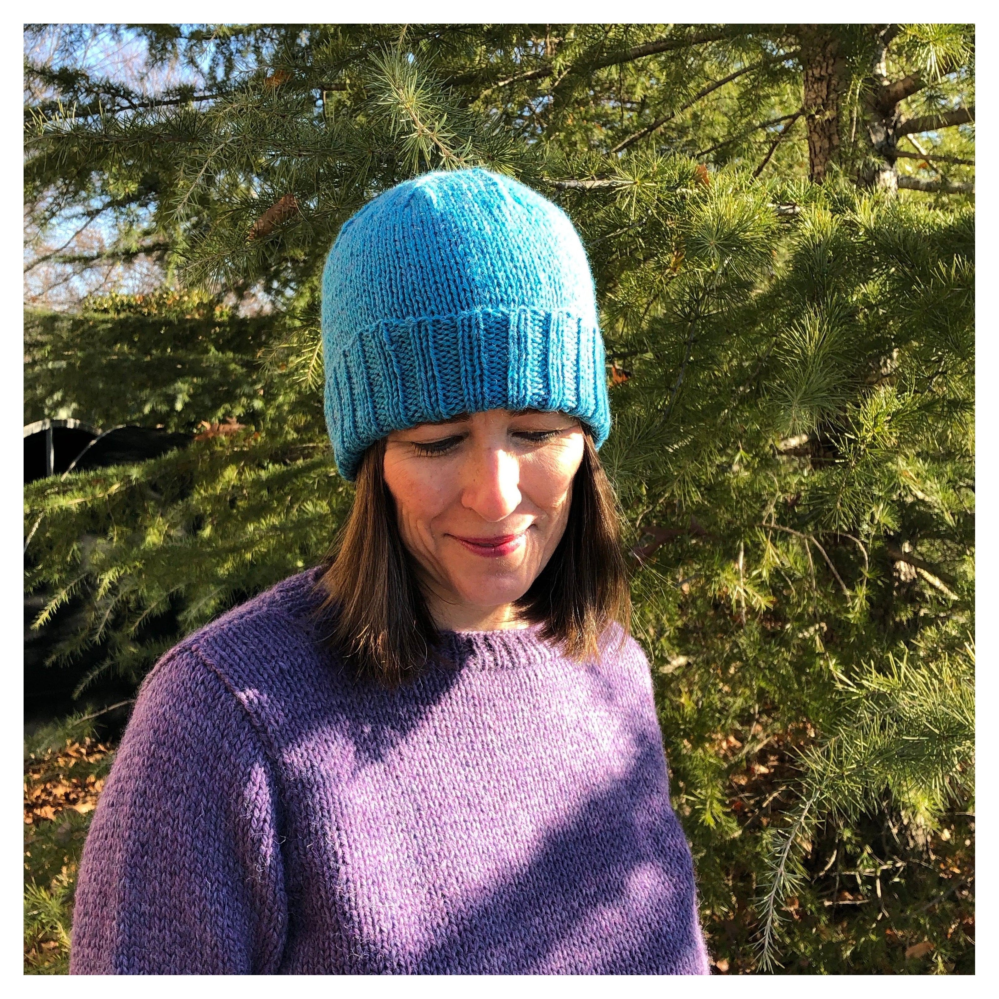 Patterns-Basic Elements™ Classic Hat Knitting Pattern-WOOLTRIBE